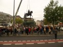 Reiterdenkmal kehrt zurueck auf dem Heumarkt P59